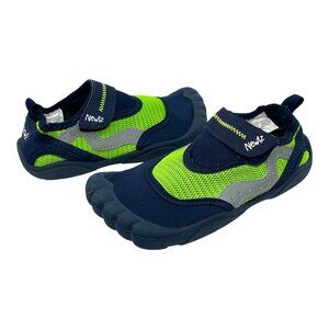 Newtz Toddler Little Boy Water Shoes Athletic Closed Toe Sandal Blue Green 11/12